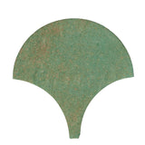 Clay Arabesque 8" Conche - Patina Matte 563u