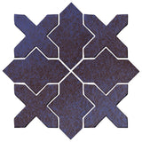 Clay Arabesque Alcazar Glazed Ceramic Tile - Persian Blue