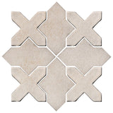 Clay Arabesque Alcazar Glazed Ceramic Tile - Walnut Spice