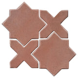 Clay Arabesque Aragon Glazed Ceramic Tile - Eggplant