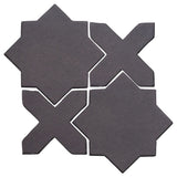 Clay Arabesque Aragon Glazed Ceramic Tile - May Gray