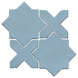 Clay Arabesque Aragon Glazed Ceramic Tile - Turquoise