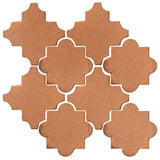 Clay Arabesque Cordova Tile - Beechnut