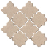 Clay Arabesque Cordova Tile - Bone 482c