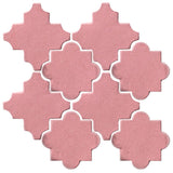 Clay Arabesque Cordova Tile - Bubble Gum