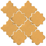 Clay Arabesque Cordova Tile - Caramel Matte 7403u