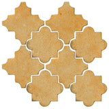 Clay Arabesque Cordova Tile - Dijon Mustard Matte 7551u