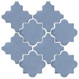 Clay Arabesque Cordova Tile - Frost