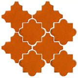 Clay Arabesque Cordova Tile - Nutmeg 7517c