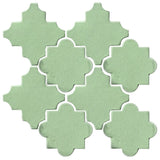 Clay Arabesque Cordova Tile - Peppermint