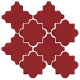 Clay Arabesque Cordova Tile - Plum 7642c