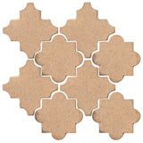 Clay Arabesque Cordova Tile - Sandstone Matte 466u