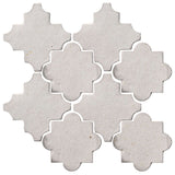 Clay Arabesque Cordova Tile - Sierra Snow