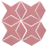 Clay Arabesque Granada Tile - Bubble Gum