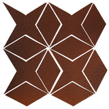 Clay Arabesque Granada Tile - Leather