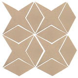 Clay Arabesque Granada Tile - Matte Linen 4685c