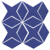 Clay Arabesque Granada Tile - Periwinkle 7456c