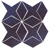 Clay Arabesque Granada Tile - Persian Blue