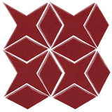 Clay Arabesque Granada Tile - Plum 7642c
