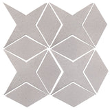 Clay Arabesque Granada Tile - Rustic White