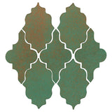 Clay Arabesque Leon Ceramic Tile - Copper