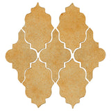 Clay Arabesque Leon Ceramic Tile - Dijon Mustared Matte