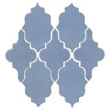 Clay Arabesque Leon Ceramic Tile - Frost