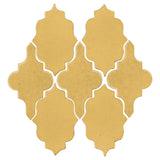 Clay Arabesque Leon Ceramic Tile - Lemon Scent