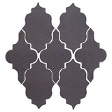 Clay Arabesque Leon Ceramic Tile - May Gray