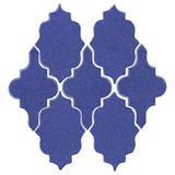 Clay Arabesque Leon Ceramic Tile - Periwinkle