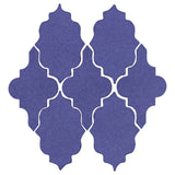 Clay Arabesque Leon Ceramic Tile - Spanish Lavendor Matte