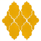 Clay Arabesque Leon Ceramic Tile - Sunny Side Up