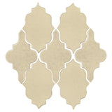 Clay Arabesque Leon Ceramic Tile - Tapioca