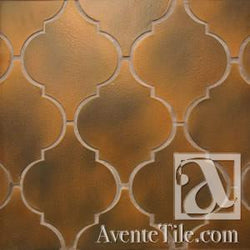 Clay Arabesque Malaga Ceramic Tile - Spanish Brown