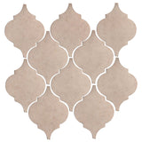 Clay Arabesque Malaga Ceramic Tile - Alabaster
