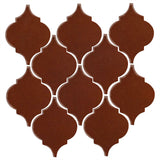 Clay Arabesque Malaga Ceramic Tile - Cinnamon