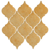 Clay Arabesque Malaga Ceramic Tile - Dijon Mustard Matte