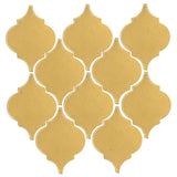 Clay Arabesque Malaga Ceramic Tile - Lemon Scent