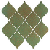 Clay Arabesque Malaga Ceramic Tile - Light Copper