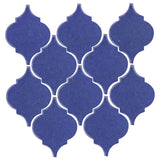 Clay Arabesque Malaga Ceramic Tile - Periwinkle