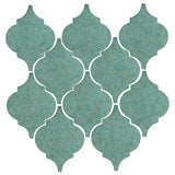Clay Arabesque Malaga Ceramic Tile - Sea Foam Green