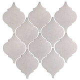 Clay Arabesque Malaga Ceramic Tile - White