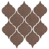 Clay Arabesque Malaga Ceramic Tile - Winter Gray Matte