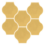 Clay Arabesque Mini Pata Grande Tile - Lemon Scent