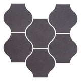 Clay Arabesque Mini Pata Grande Tile - May Gray