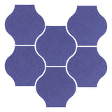 Clay Arabesque Mini Pata Grande Tile - Spanish Lavender Matte