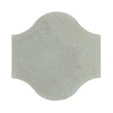 Clay Arabesque Pata Grande Tile - Arctic Ice Matte 5665u