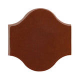 Clay Arabesque Pata Grande Tile - Cinnamon 7581c