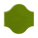 Clay Arabesque Pata Grande Tile - Evergreen 7741c