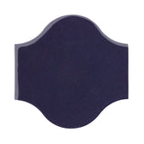 Clay Arabesque Pata Grande Tile - Midnight Blue 2965c